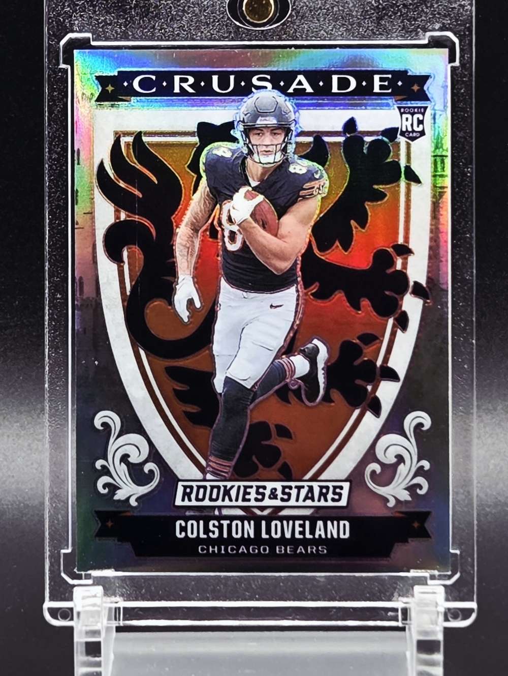 Colston Loveland 2025 Rookies & Stars CRUSADE Rookie Prizm – Chicago Bears